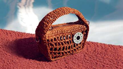 RAFFIA HOBO BAG