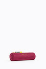 M raspberry nylon cylinder case M raspberry nylon cylinder case