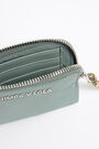 S aquamarine nylon coin purse S aquamarine nylon coin purse