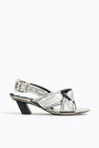 Silver heel sandal Silver heel sandal