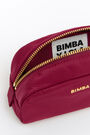 Raspberry semi-oval nylon make-up case Raspberry semi-oval nylon make-up case