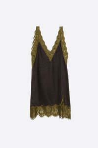 Long faded black camisole top