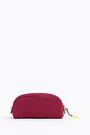 Raspberry semi-oval nylon make-up case Raspberry semi-oval nylon make-up case