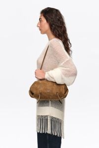 Olive suede Lolita bag