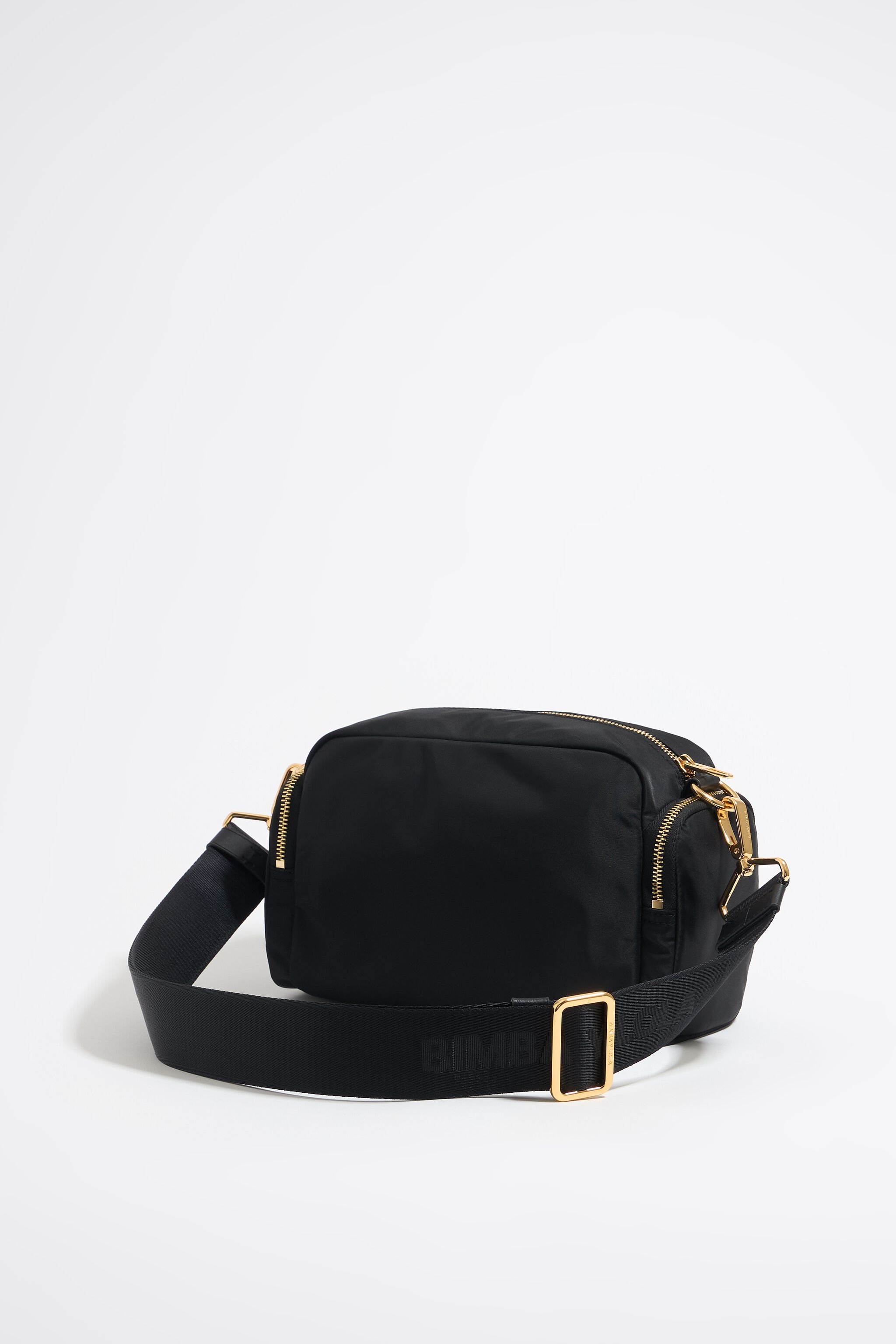 Medium black nylon Pocket crossbody bag