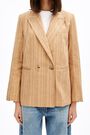 Brown linen blazer Brown linen blazer