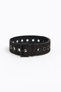 Wide black belt Wide black belt