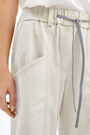 Stone poplin jogging bottoms Stone poplin jogging bottoms