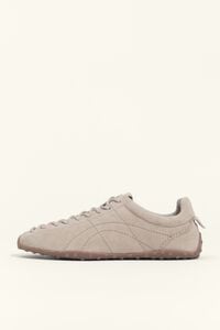 Light gray suede 13 11 sneaker