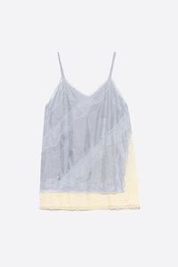 Light blue slip top