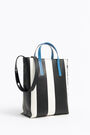 M vertical stripes shopper bag M vertical stripes shopper bag