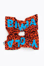 Red Animal print hair tie Red Animal print hair tie
