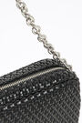 XS black plaited crossbody bag XS black plaited crossbody bag