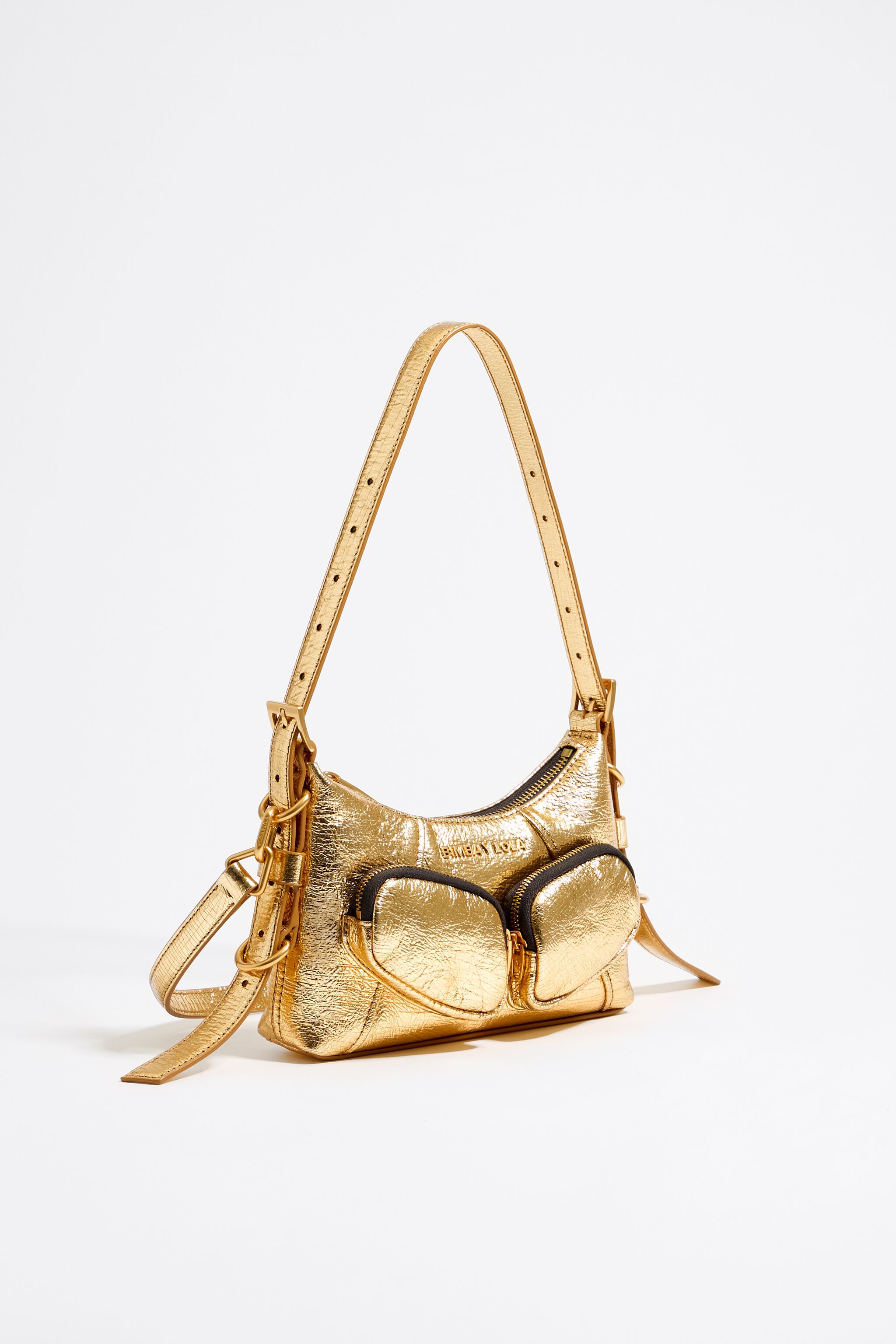 Gold sales studded bag