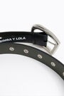 Black leather stud belt Black leather stud belt