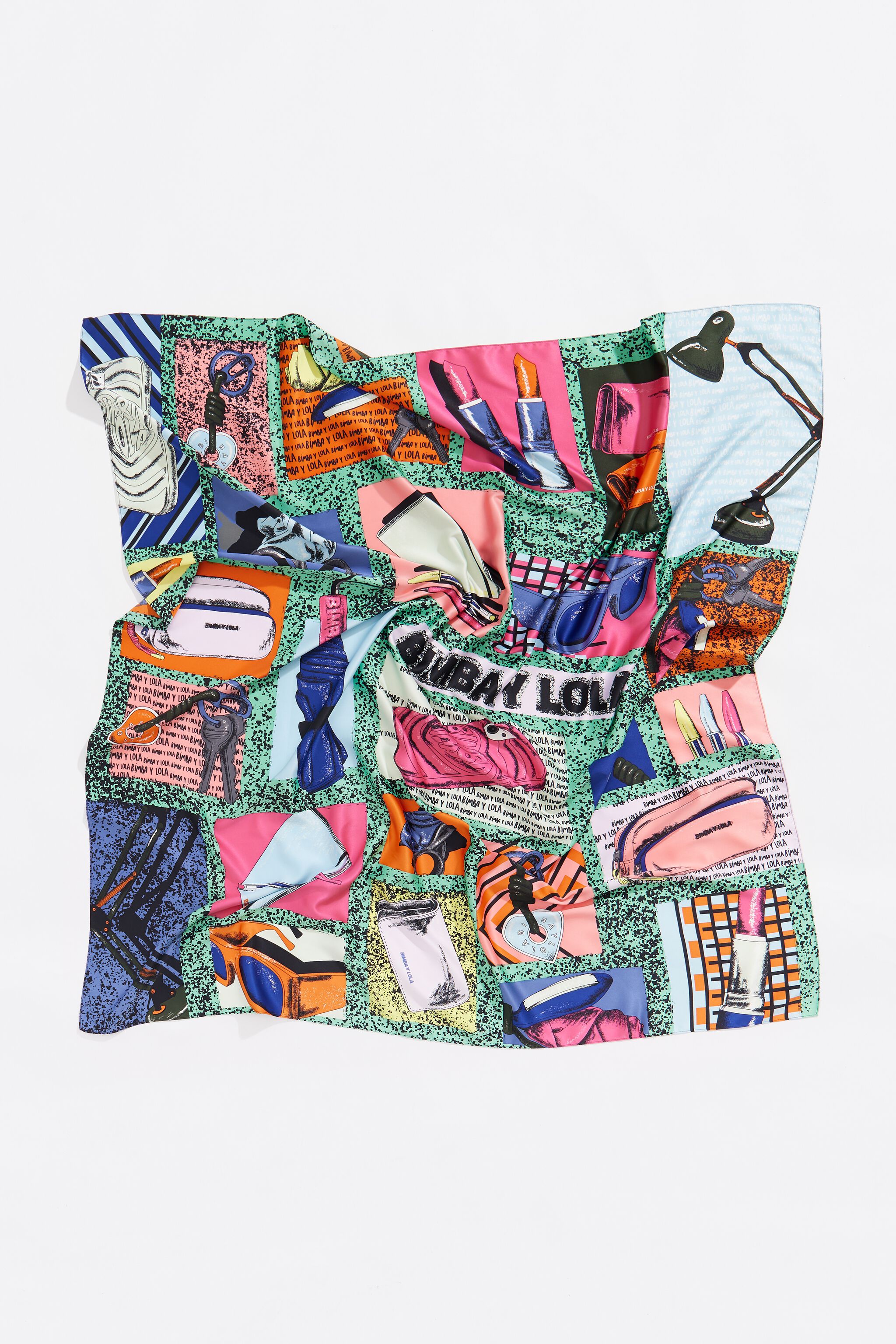 Aquamarine BIMBA Y LOLA accessories scarf