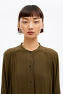 Khaki midi shirt dress Khaki midi shirt dress