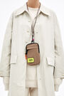 Taupe nylon phone case Taupe nylon phone case