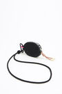 Black nylon oval coin purse Black nylon oval coin purse