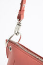 M coral leather trapezium crossbody bag M coral leather trapezium crossbody bag