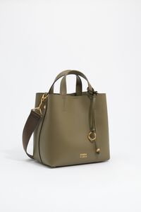 Large cactus leather Chihuahua bag