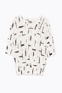 White Paper-Lines linen jumper White Paper-Lines linen jumper