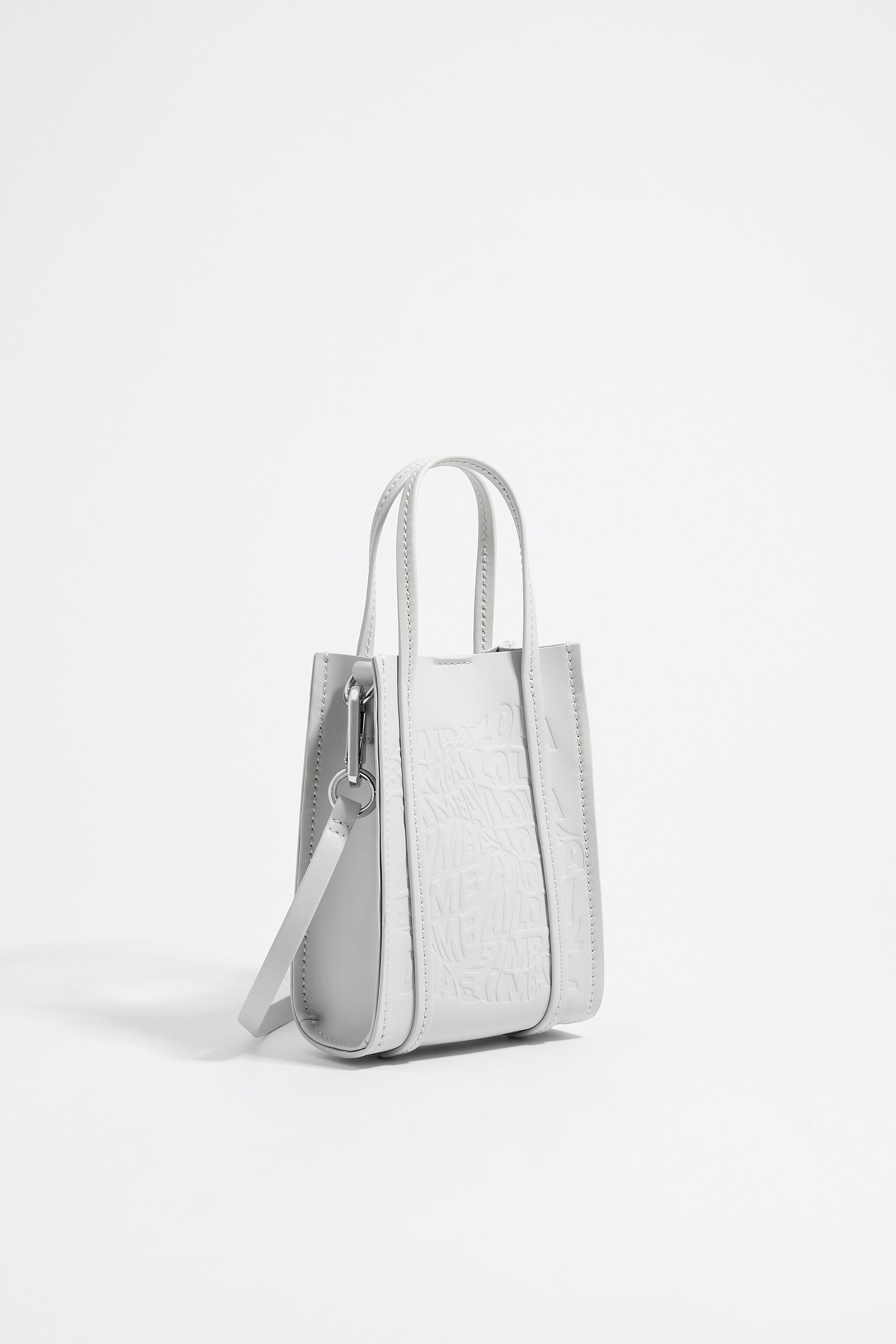 White croc cheap handbag