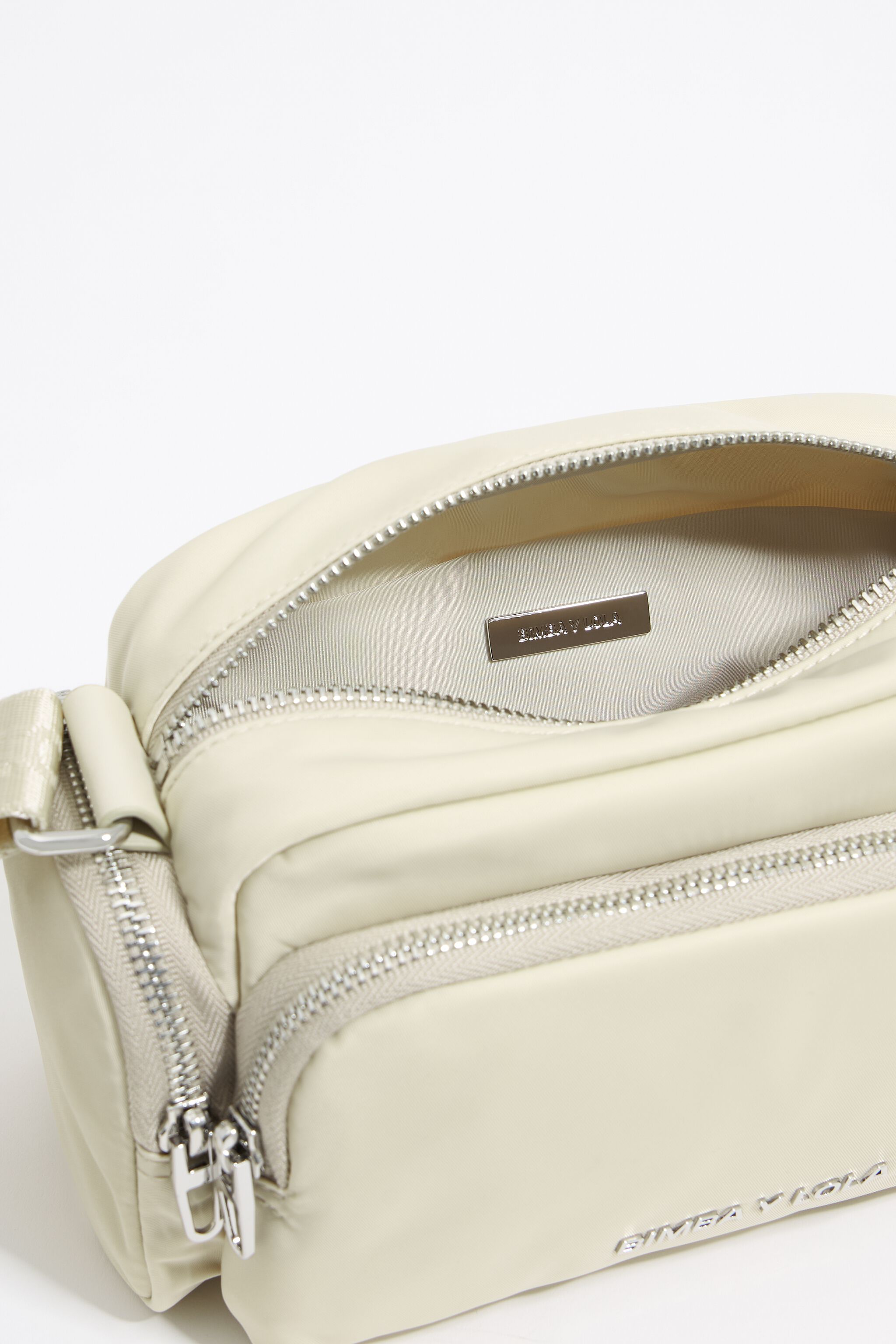 White nylon crossbody bag outlet