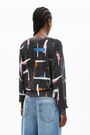 Black Wallpaper lurex jumper Black Wallpaper lurex jumper
