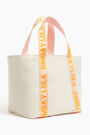 L ivory nylon shopper bag L ivory nylon shopper bag