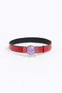 Red leather planet belt Red leather planet belt