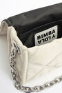 S ivory padded nylon flap bag S ivory padded nylon flap bag