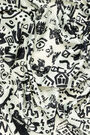 White art brut animals bandana White art brut animals bandana