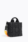 M black padded nylon shopper bag M black padded nylon shopper bag