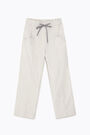 Stone poplin jogging bottoms Stone poplin jogging bottoms