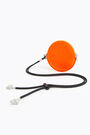 Neon orange croc round coin purse Neon orange croc round coin purse