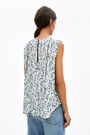 Moonlight-Flowers fluid blouse Moonlight-Flowers fluid blouse
