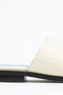 White leather flat sandal White leather flat sandal