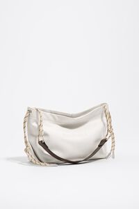 Medium off-white leather Paper shoulder bag