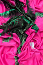 Fuchsia moon palm tree scarf Fuchsia moon palm tree scarf