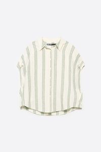 Green striped shirt