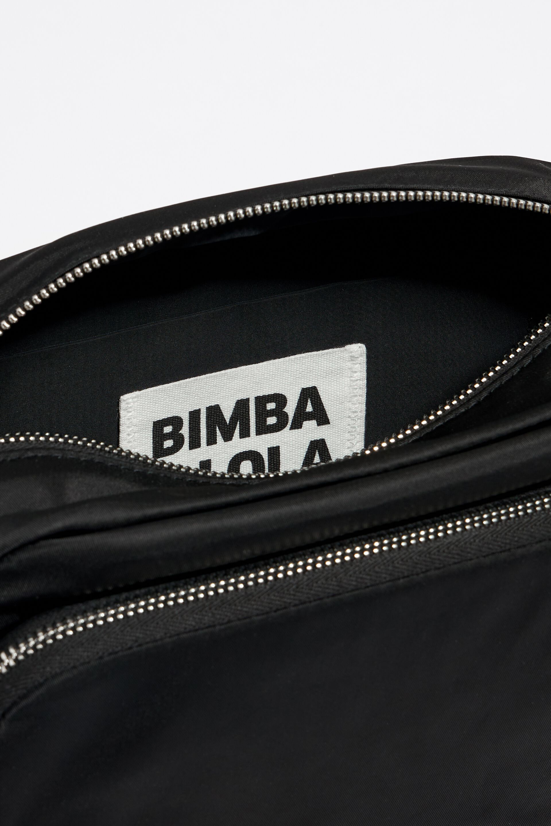 Shop bimba & lola S black crossbody bag (231BBHJ1M.T7000) by