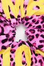 Pink Animal print hair tie Pink Animal print hair tie