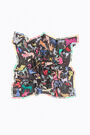 Dark grey art brut animal scarf Dark grey art brut animal scarf