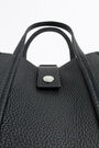 Black leather tote minibag Black leather tote minibag