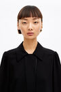 Black midi shirt dress Black midi shirt dress