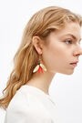 Long coral resin earrings Long coral resin earrings