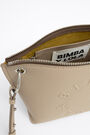 M sand leather trapezium crossbody bag M sand leather trapezium crossbody bag