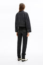 Black boxy denim jacket Black boxy denim jacket