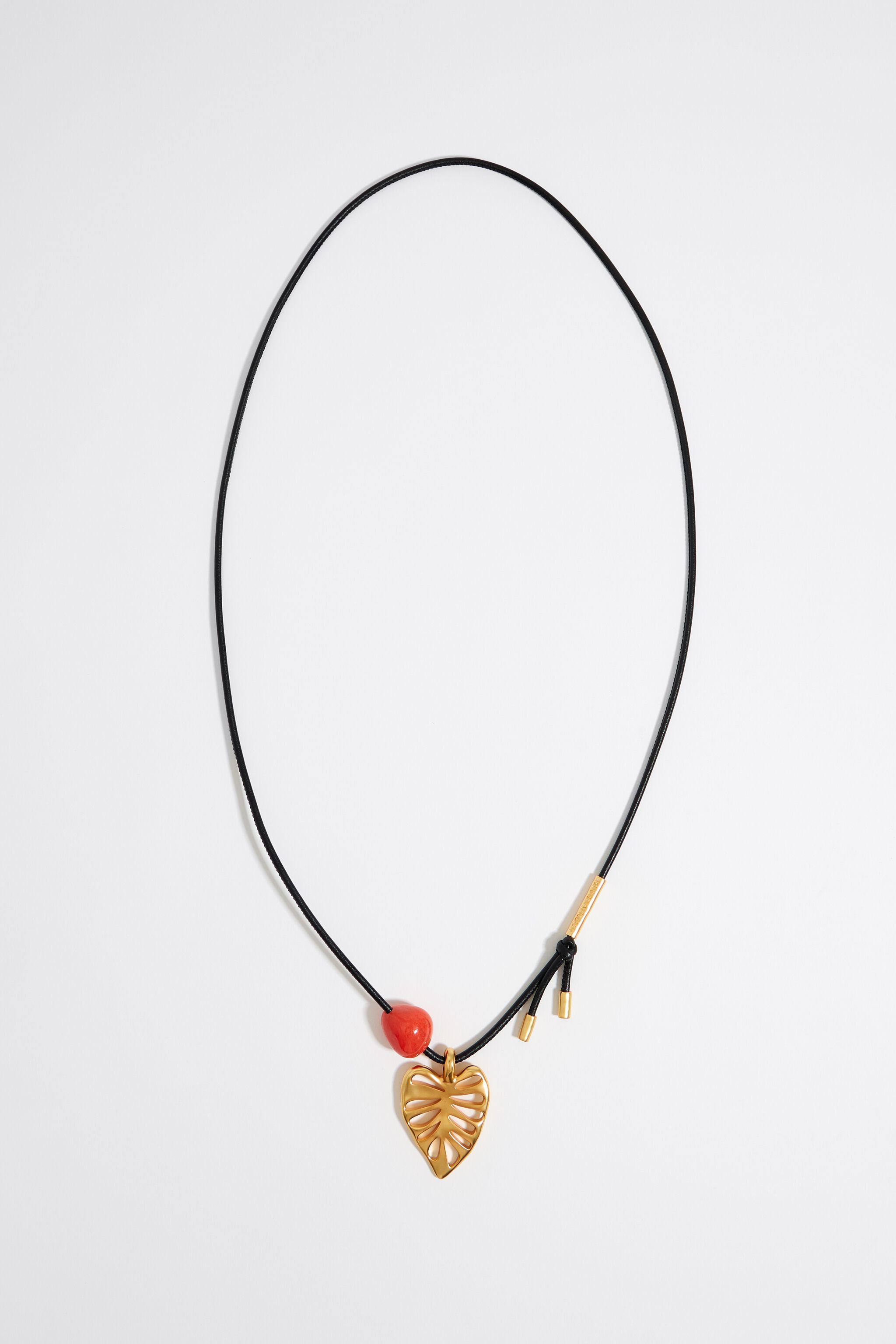 Matte sales gold necklace